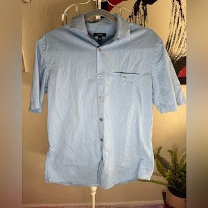 Men’s Alfani Light Blue Button Down size S EUC